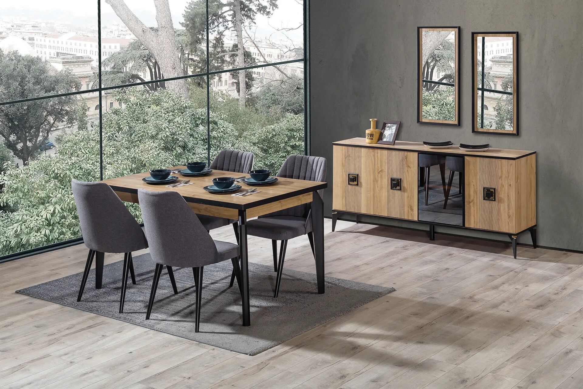 Dora Yemek Odası Takımı | Çetmob Yemek Odası Takımı Modelleri | www.cetmob.com