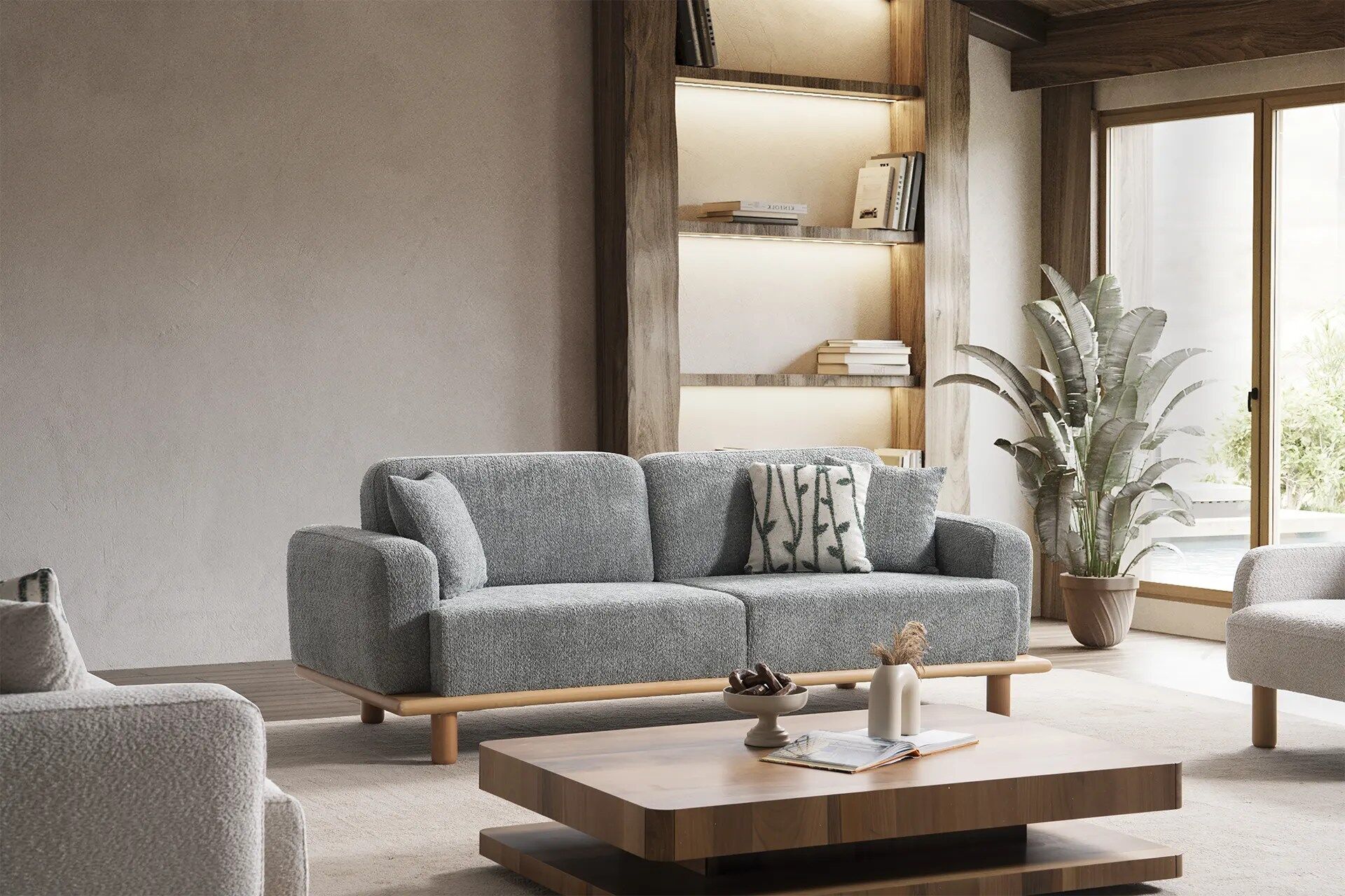 Neva Koltuk Takımı - Modern ve konforlu İnegöl Mobilyası tasarımı, estetik detayları ve ergonomik yapısıyla yaşam alanınıza şıklık katıyor