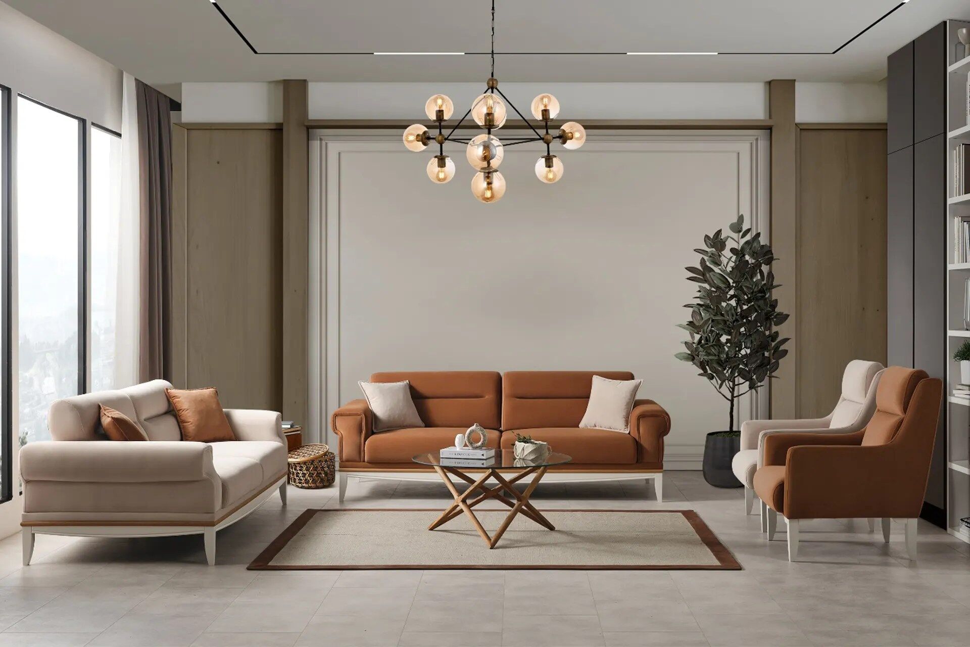 Silva Koltuk Takımı - Modern ve konforlu İnegöl Mobilyası tasarımı, estetik detayları ve ergonomik yapısıyla yaşam alanınıza şıklık katıyor