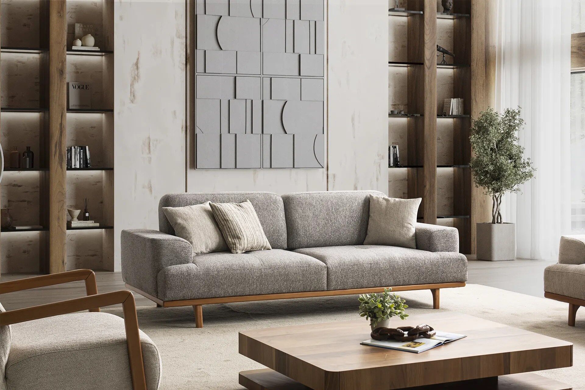 Soho Koltuk Takımı - Modern ve konforlu İnegöl Mobilyası tasarımı, estetik detayları ve ergonomik yapısıyla yaşam alanınıza şıklık katıyor